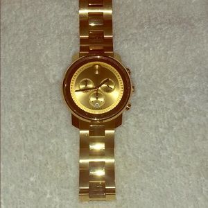 Movado Bold Gold Watch